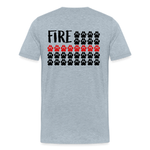 Load image into Gallery viewer, K9s Lead the Way - Fire - Men&#39;s Premium T-Shirt - heather ice blue
