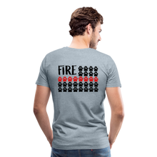 Load image into Gallery viewer, K9s Lead the Way - Fire - Men&#39;s Premium T-Shirt - heather ice blue
