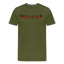 Load image into Gallery viewer, K9s Lead the Way - Fire - Men&#39;s Premium T-Shirt - olive green
