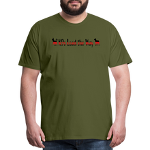 Load image into Gallery viewer, K9s Lead the Way - Fire - Men&#39;s Premium T-Shirt - olive green
