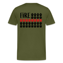 Load image into Gallery viewer, K9s Lead the Way - Fire - Men&#39;s Premium T-Shirt - olive green
