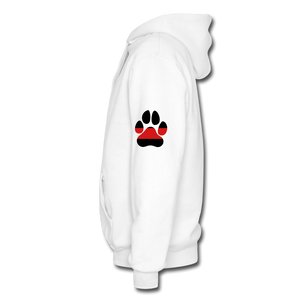 K9s Lead the Way - Fire - Gildan Heavy Blend Adult Hoodie - white