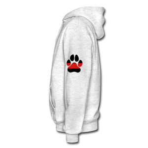 K9s Lead the Way - Fire - Gildan Heavy Blend Adult Hoodie - light heather gray