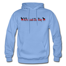 Load image into Gallery viewer, K9s Lead the Way - Fire - Gildan Heavy Blend Adult Hoodie - carolina blue
