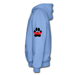 K9s Lead the Way - Fire - Gildan Heavy Blend Adult Hoodie - carolina blue