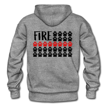 Load image into Gallery viewer, K9s Lead the Way - Fire - Gildan Heavy Blend Adult Hoodie - graphite heather
