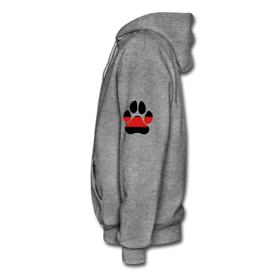 K9s Lead the Way - Fire - Gildan Heavy Blend Adult Hoodie - graphite heather