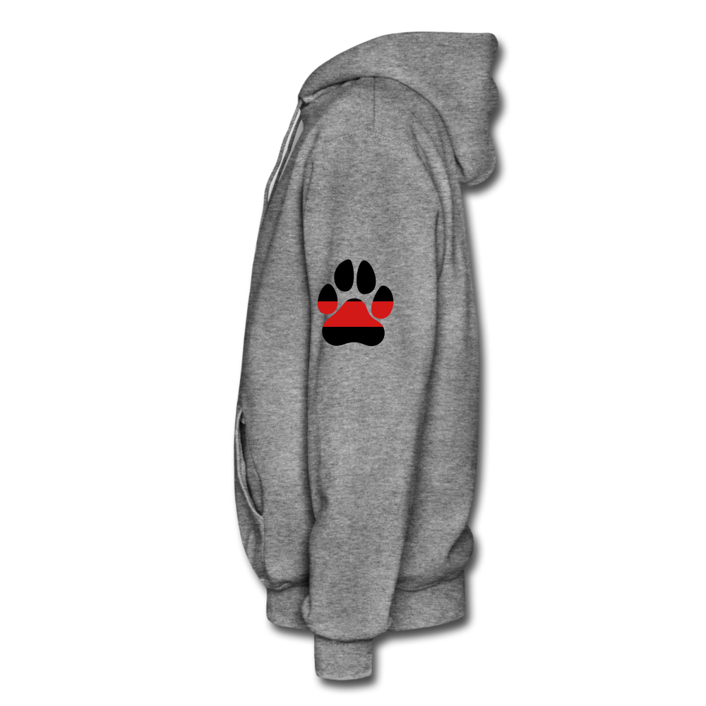 K9s Lead the Way - Fire - Gildan Heavy Blend Adult Hoodie - graphite heather