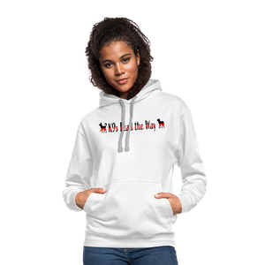 K9s Lead the Way - Fire - Contrast Hoodie - white/gray