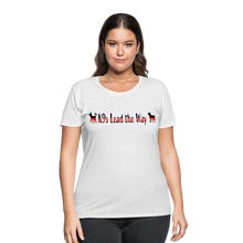 Load image into Gallery viewer, K9s Lead the Way - Fire - Women’s Curvy T-Shirt - white
