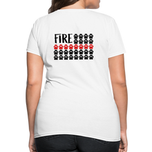 Load image into Gallery viewer, K9s Lead the Way - Fire - Women&#39;s T-Shirt - white
