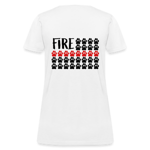 K9s Lead the Way - Fire - Women's T-Shirt - white