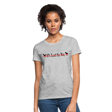 Load image into Gallery viewer, K9s Lead the Way - Fire - Women&#39;s T-Shirt - heather gray
