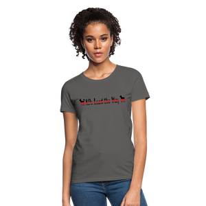 K9s Lead the Way - Fire - Women's T-Shirt - charcoal