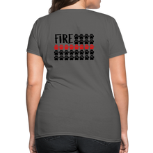 Load image into Gallery viewer, K9s Lead the Way - Fire - Women&#39;s T-Shirt - charcoal
