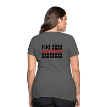 Load image into Gallery viewer, K9s Lead the Way - Fire - Women&#39;s T-Shirt - charcoal
