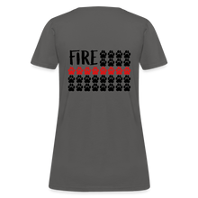 Load image into Gallery viewer, K9s Lead the Way - Fire - Women&#39;s T-Shirt - charcoal
