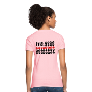 K9s Lead the Way - Fire - Women's T-Shirt - pink