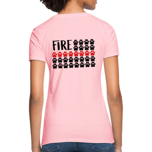 K9s Lead the Way - Fire - Women's T-Shirt - pink