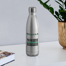 Load image into Gallery viewer, K9s Lead the Way - Military - Insulated Stainless Steel Water Bottle - silver glitter
