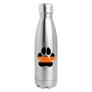 K9s Lead the Way - SAR - Insulated Stainless Steel Water Bottle - silver