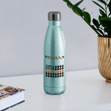 Load image into Gallery viewer, K9s Lead the Way - SAR - Insulated Stainless Steel Water Bottle - turquoise glitter
