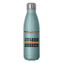 Load image into Gallery viewer, K9s Lead the Way - SAR - Insulated Stainless Steel Water Bottle - turquoise glitter
