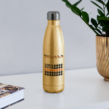 Load image into Gallery viewer, K9s Lead the Way - SAR - Insulated Stainless Steel Water Bottle - gold glitter
