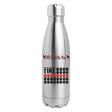 Load image into Gallery viewer, K9s Lead the Way - Fire - Insulated Stainless Steel Water Bottle - silver
