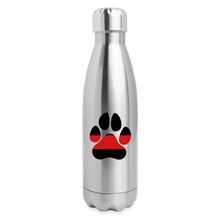 Load image into Gallery viewer, K9s Lead the Way - Fire - Insulated Stainless Steel Water Bottle - silver
