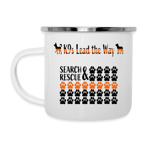 K9s Lead the Way - SAR - Camper Mug - white