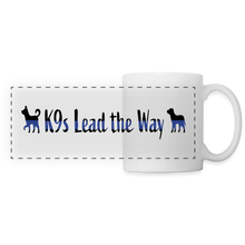 Load image into Gallery viewer, K9s Lead the Way - Police - Panoramic Mug - white
