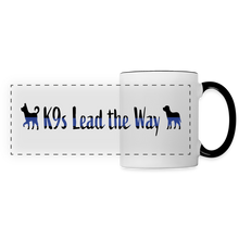 Load image into Gallery viewer, K9s Lead the Way - Police - Panoramic Mug - white/black
