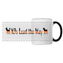 Load image into Gallery viewer, K9s Lead the Way - SAR- Panoramic Mug - white/black
