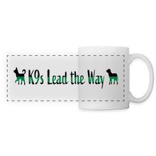 Load image into Gallery viewer, K9s Lead the Way - Military - Panoramic Mug - white
