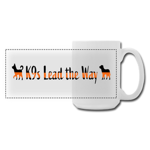 K9s Lead the Way - SAR - Panoramic Coffee/Tea Mug 15 oz - white