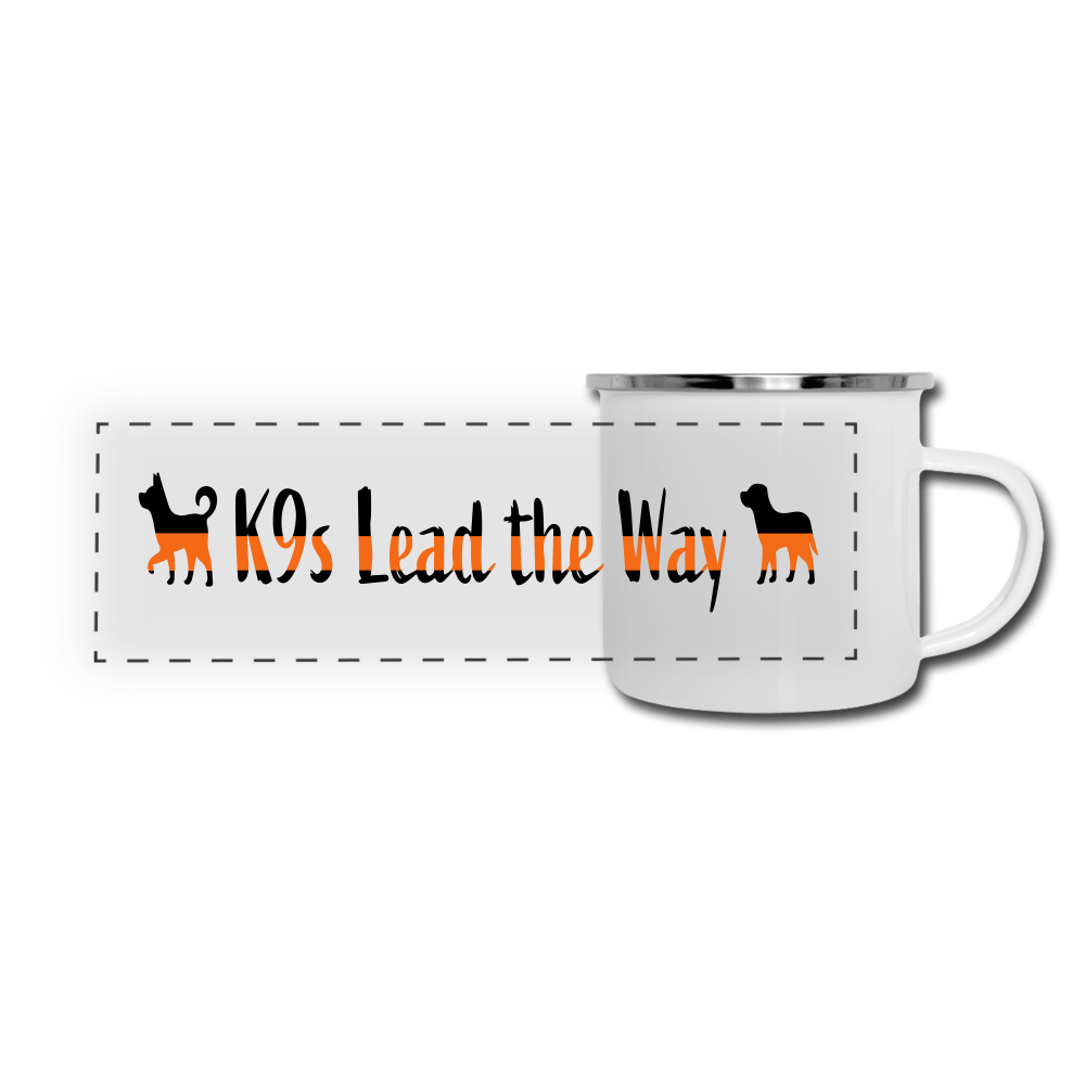 K9s Lead the Way - SAR - Camper Mug - white