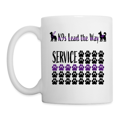 K9s Lead the Way - Service - Coffee/Tea Mug - white