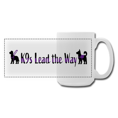 K9s Lead the Way - Service - Panoramic Coffee/Tea Mug 15 oz - white