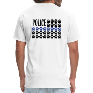 K9s Lead the Way - Police - Unisex Classic T-Shirt - white