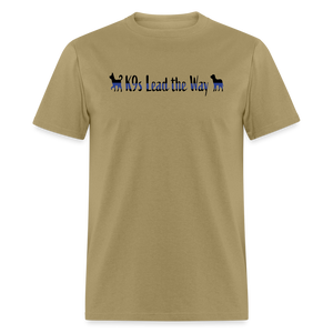 K9s Lead the Way - Police - Unisex Classic T-Shirt - khaki