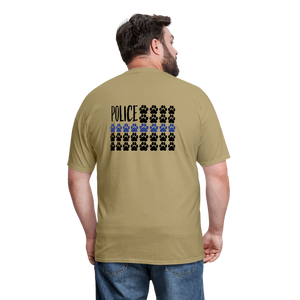 K9s Lead the Way - Police - Unisex Classic T-Shirt - khaki