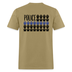 K9s Lead the Way - Police - Unisex Classic T-Shirt - khaki