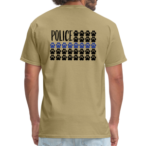 K9s Lead the Way - Police - Unisex Classic T-Shirt - khaki