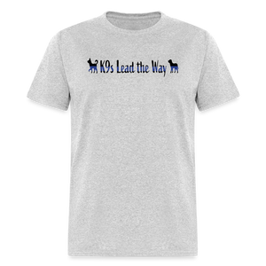 K9s Lead the Way - Police - Unisex Classic T-Shirt - heather gray