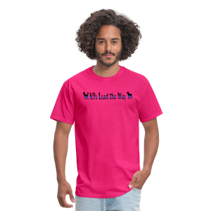 K9s Lead the Way - Police - Unisex Classic T-Shirt - fuchsia