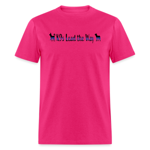 K9s Lead the Way - Police - Unisex Classic T-Shirt - fuchsia