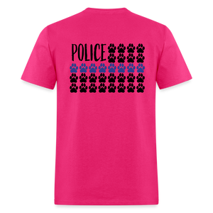 K9s Lead the Way - Police - Unisex Classic T-Shirt - fuchsia