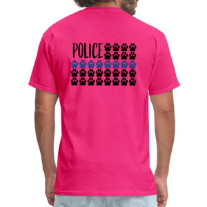 K9s Lead the Way - Police - Unisex Classic T-Shirt - fuchsia