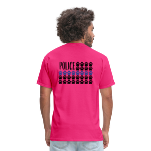 K9s Lead the Way - Police - Unisex Classic T-Shirt - fuchsia